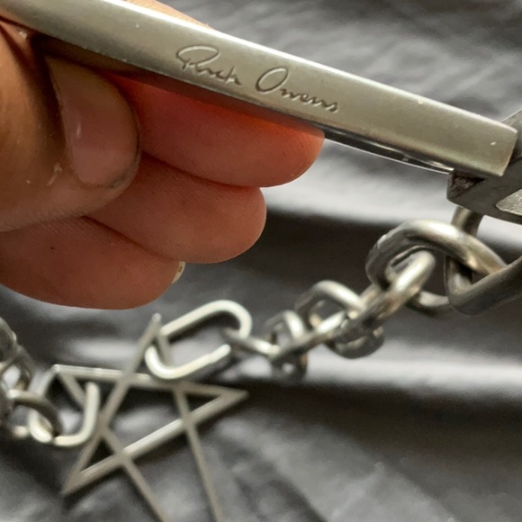 Rick Owens Other - Rick Owen’s Metal Pentagram Choker
